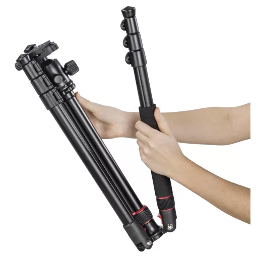 Hama TAR Duo háromlábú fotóállvány Digitális/filmes kamerák 3 láb(ak) Fekete