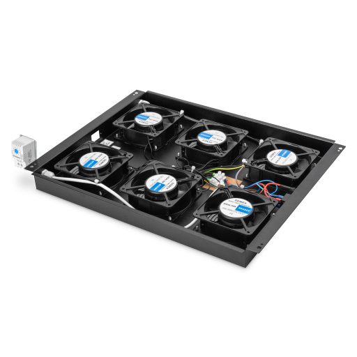 Digitus DN-19 FAN-6-SRV-B konzolos hűtőberendezés