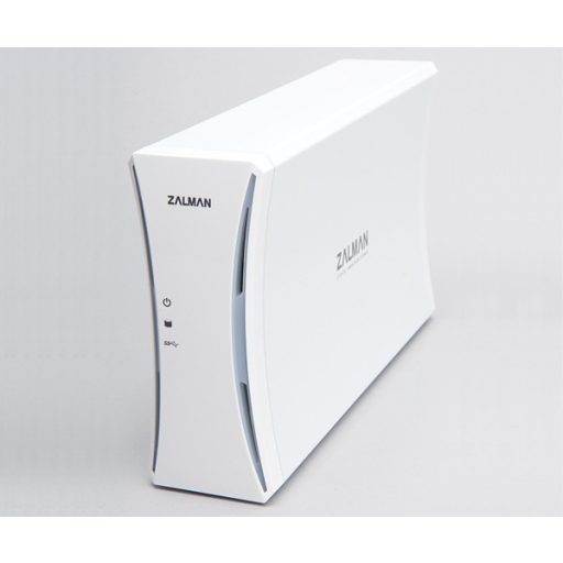 Zalman ZM-HE350 U3 tárolóegység burkolat Fehér 3.5"