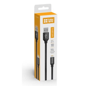 Colorway CW-CBUL004-BK Lightning kábel 1 M Fekete