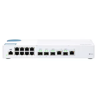  QNAP QSW-M408-2C hálózati kapcsoló Vezérelt L2 10G Ethernet (100/1000/10000) Fehér