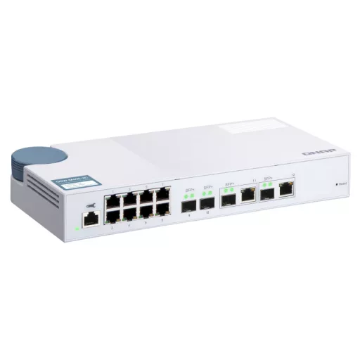 QNAP QSW-M408-2C hálózati kapcsoló Vezérelt L2 10G Ethernet (100/1000/10000) Fehér