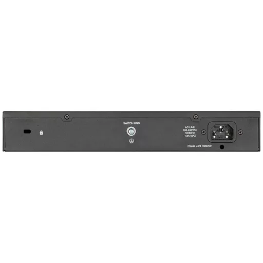 D-Link DGS-1100-18PV2 hálózati kapcsoló Vezérelt L2 Gigabit Ethernet (10/100/1000) Ethernet-áramellátás (PoE) támogatása 1U Fekete