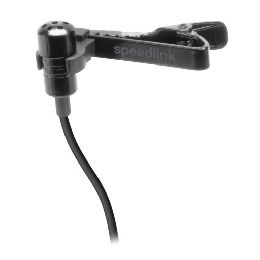 SPEEDLINK SPES Fekete Csíptethető mikrofon