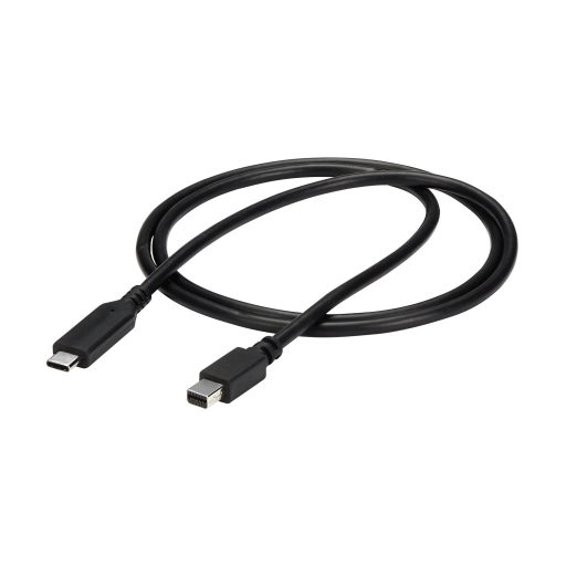 StarTech.com CDP2MDPMM1MB video átalakító kábel 1 M USB C-típus Mini DisplayPort Fekete