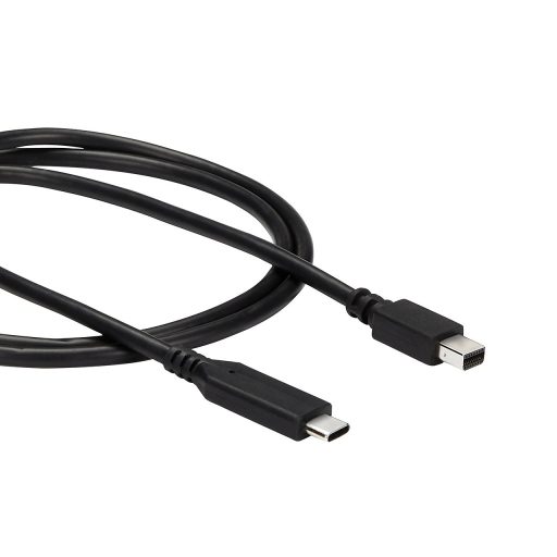 StarTech.com CDP2MDPMM1MB video átalakító kábel 1 M USB C-típus Mini DisplayPort Fekete