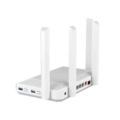 Keenetic Hero (KN-1012) vezetéknélküli router 2.5 Gigabit Ethernet Kétsávos (2,4 GHz / 5 GHz) Fehér