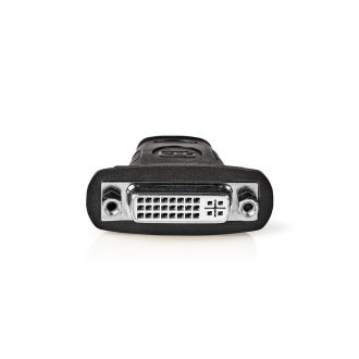   Nedis CVGB34910BK csatlakozó átlakító HDMI Type A (Standard) DVI-D Fekete, Rozsdamentes acél