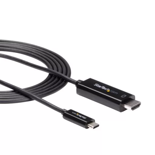 StarTech.com CDP2HD2MBNL video átalakító kábel 2 M USB C-típus HDMI Fekete