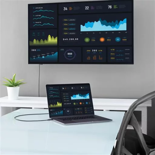 StarTech.com CDP2HD2MBNL video átalakító kábel 2 M USB C-típus HDMI Fekete