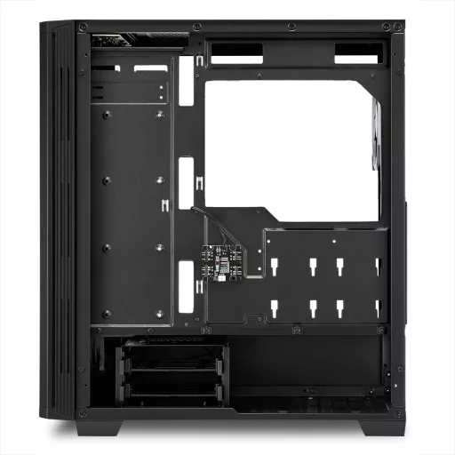 Sharkoon RGB LIT 100 Midi Tower Fekete