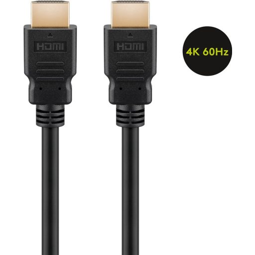 Goobay 61160 HDMI kábel 3 M HDMI A-típus (Standard) Fekete