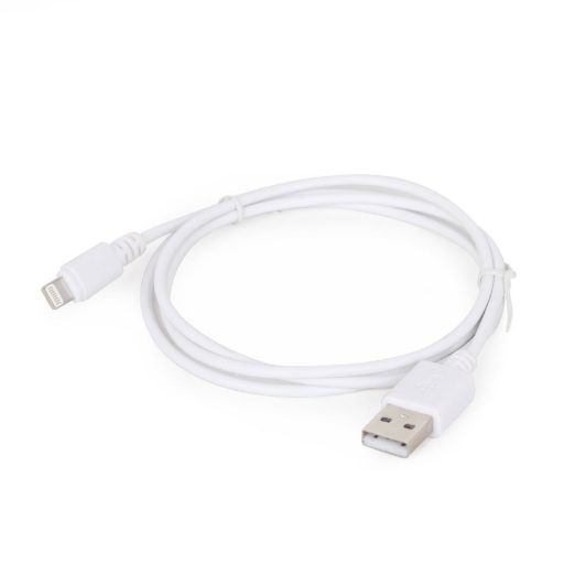 Gembird CC-USB2-AMLM-2M-W Lightning kábel Fehér