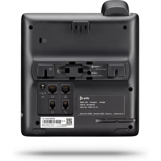 HP Poly Edge B10 IP Phone with Power Supply PRC IP telefon Fekete 2 sorok LCD