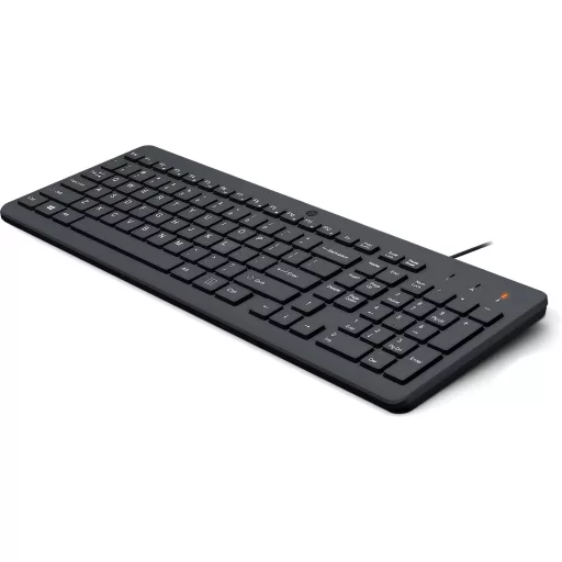 HP 150 USB-A Wired Keyboard billentyűzet Univerzális Fekete