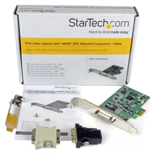 StarTech.com PEXHDCAP2 videórögzítő eszköz Belső PCIe