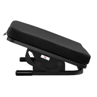   Maclean MC-460 Ergonomic Footrest Leg Foot Rest Infinitely Adjustable Angle Under Desk Removable Cushion Cushioned