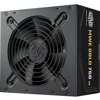   Cooler Master MWE Gold V3 ATX 3.1 Non-Modular Series 750 W 24-pin ATX Fekete