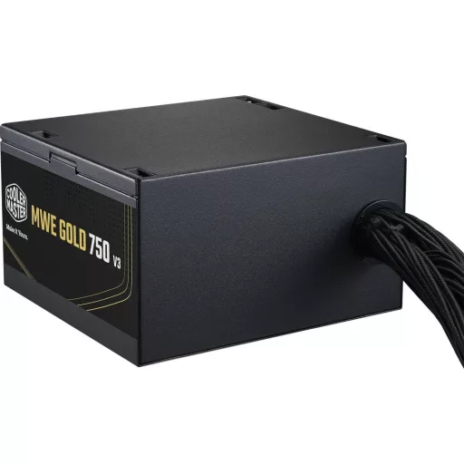 Cooler Master MWE Gold V3 ATX 3.1 Non-Modular Series 750 W 24-pin ATX Fekete