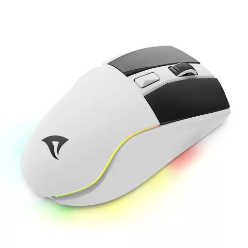 Sharkoon SGM50W egér Játék Jobbkezes RF Wireless + USB Type-A Optikai 6400 DPI