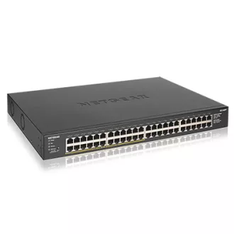   NETGEAR GS348PP Beállítást nem igénylő (unmanaged) Gigabit Ethernet (10/100/1000) Ethernet-áramellátás (PoE) támogatása Fekete