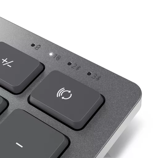 DELL KM7120W billentyűzet Egér mellékelve Irodai RF vezeték nélküli + Bluetooth QWERTY Nemzetközi amerikai Szürke, Titán