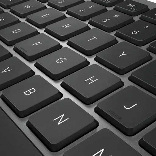 DELL KM7120W billentyűzet Egér mellékelve Irodai RF vezeték nélküli + Bluetooth QWERTY Nemzetközi amerikai Szürke, Titán