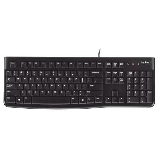 Logitech 920-002508 billentyűzet Irodai USB QWERTY Nemzetközi amerikai Fekete