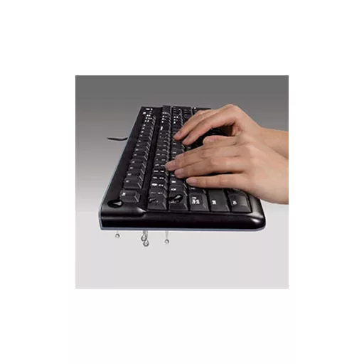 Logitech 920-002508 billentyűzet Irodai USB QWERTY Nemzetközi amerikai Fekete