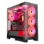 Modecom Volcano SPACE APEX ARGB MIDI USB 3.0 X 2 CYPE-C - AT Midi Tower Fekete