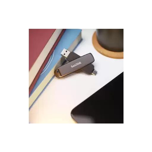 SanDisk SDDDE1-2T00-G46 USB flash meghajtó 2 TB USB Type-A / USB Type-C 3.2 Gen 2 (3.1 Gen 2) Fekete