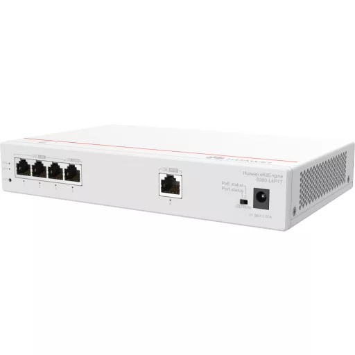 HUAWEI eKit S380 Series S380-L4P1T Vezérelt Gigabit Ethernet (10/100/1000) Ethernet-áramellátás (PoE) támogatása 1U Szürke