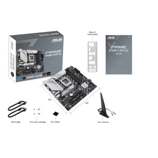 ASUS PRIME B760M-A WIFI D4 Intel B760 LGA 1700 Micro ATX