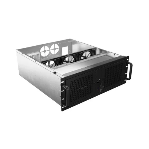 Lanberg SC01-5204-12B moduláris szerver ház Rack (4U) 0 GB