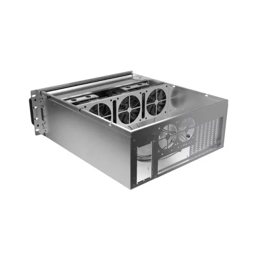 Lanberg SC01-5204-12B moduláris szerver ház Rack (4U) 0 GB