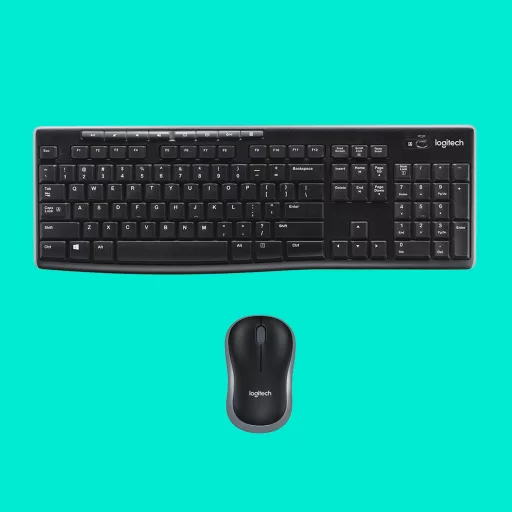 Logitech 920-004534 billentyűzet Egér mellékelve Univerzális Vezeték nélküli RF QWERTZ Svájc Fekete