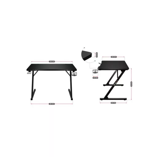 Huzaro Hero 1.8 Black Fekete