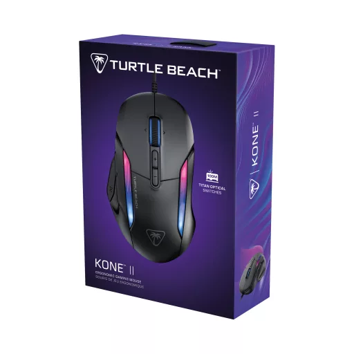 Turtle Beach Kone II egér Játék Jobbkezes USB A típus Optikai 26000 DPI