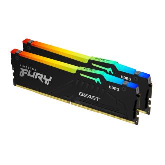   Kingston Technology FURY Beast RGB 32 GB 2 x 16 GB DDR5 6000 MT/másodperc ECC