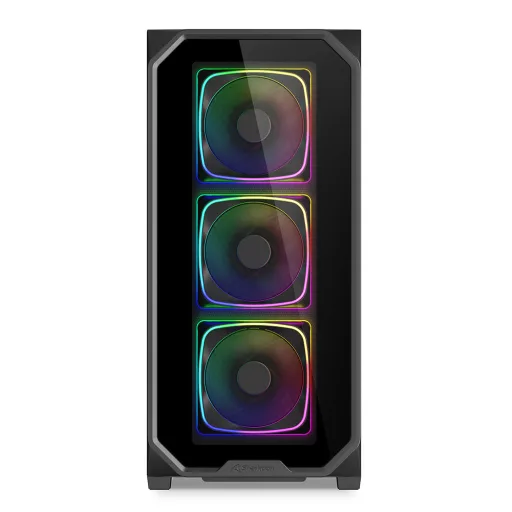 Sharkoon AK5G RGB Midi Tower Fekete