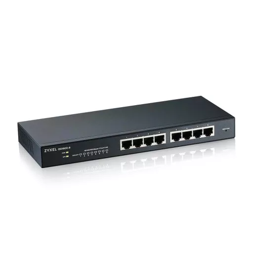 Zyxel GS1900-8 Vezérelt L2 Gigabit Ethernet (10/100/1000) Fekete