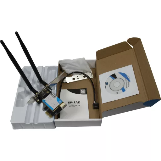 Inter-Tech EP-132 Belső WLAN / Bluetooth 600 Mbit/s