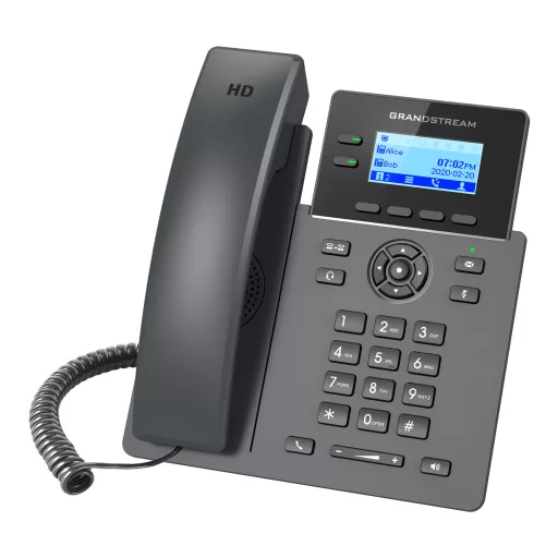 Grandstream Networks GRP2602P IP telefon Fekete 2 sorok LCD