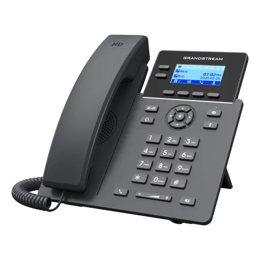 Grandstream Networks GRP2602P IP telefon Fekete 2 sorok LCD