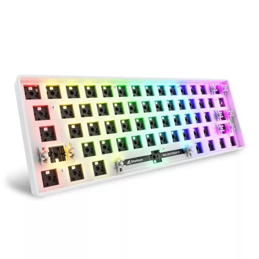 Sharkoon SKILLER SGK50 S4 billentyűzet Otthoni USB QWERTY Német Fehér