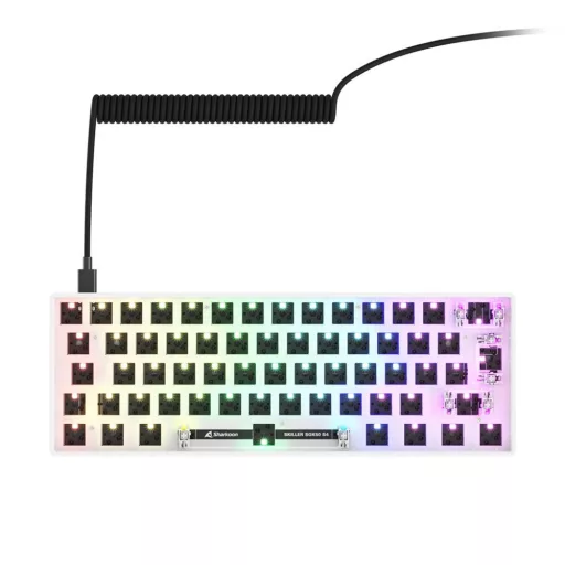 Sharkoon SKILLER SGK50 S4 billentyűzet Otthoni USB QWERTY Német Fehér