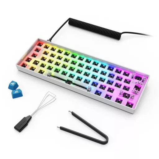 Sharkoon SKILLER SGK50 S4 billentyűzet Otthoni USB QWERTY Német Fehér