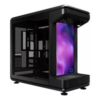   Cooler Master MasterFrame 360 STAGE LCD Full Tower Fekete, Átlátszó