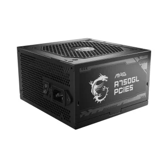 MSI MAG A750GL PCIE5 750 W 20+4 pin ATX ATX Fekete