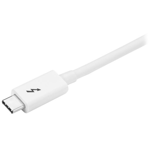 StarTech.com TBLT3MM1MW Thunderbolt kábel 1 M 20 Gbit/s Fehér